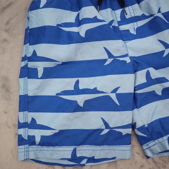 Gymboree Shorts Boys 6 Blue Dolphin Drawstring Stretchable Waist Bottoms - Picture 10 of 15
